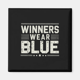 Funny Winners Tragen Blue Spirit Wear Team Game Co Magnet