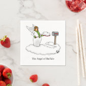 Funny Winter Buffalo Cocktail Napkins Serviette (Beispiel)