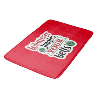 Funny Winter Christmas Kitchen Bath Rug Mat Zuhaus Badematte