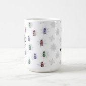 Funny Winter Gnome Snowme Kaffeetasse (Mittel)