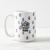 Funny Winter Gnome Snowme Kaffeetasse (Links)