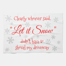 Funny Winter Snow Sassy Quote Typografie