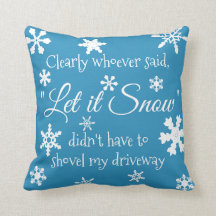 Funny Winter Snow Sassy Quote Typografie