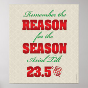 Funny Winter Solstice Poster