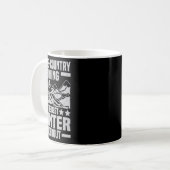 Funny Winter Sport Schnee Langlaufloipe Kaffeetasse (Vorderseite Links)