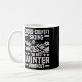 Funny Winter Sport Schnee Langlaufloipe Kaffeetasse (Links)