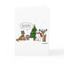 Funny wir dachten, unsere kalte Weihnachtskarte fü