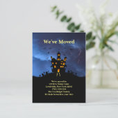 Funny Wir haben das sprichwörtliche Schwarze Spuk  Postkarte (Stehend Vorderseite)