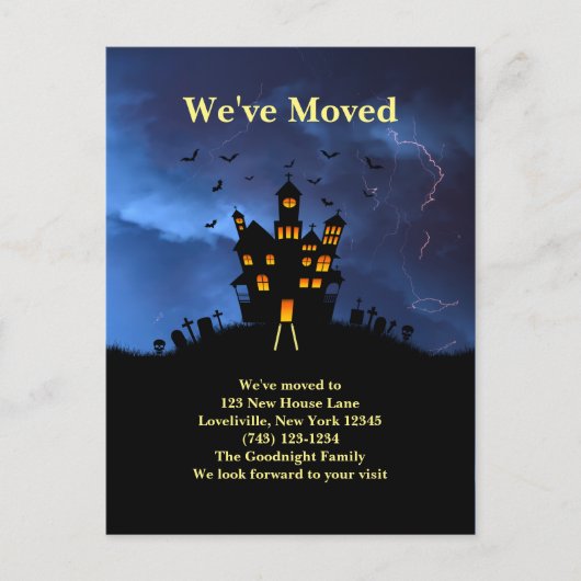 Funny Wir haben das sprichwörtliche Schwarze Spuk  Postkarte (Vorderseite)