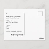 Funny Wir haben das sprichwörtliche Schwarze Spuk  Postkarte (Rückseite)