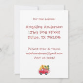 Funny Wir haben den Hund mit Taschen bewegt Ankündigung (Rückseite)