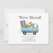 Funny Wir sind umgezogen! Neue Zuhause Ankündigung (Vorderseite)