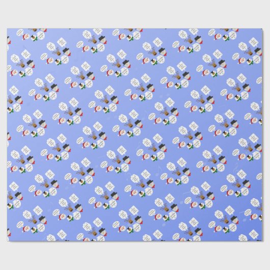 Funny Wir wünschen dir frohe Weihnachten Geschenkpapier (Flach)