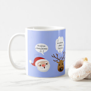 Funny Wir wünschen dir frohe Weihnachten Kaffeetasse