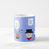 Funny Wir wünschen dir frohe Weihnachten Kaffeetasse (Mittel)