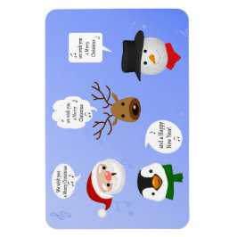 Funny Wir wünschen dir frohe Weihnachten Magnet