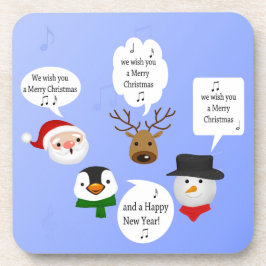 Funny Wir wünschen dir frohe Weihnachten Untersetzer