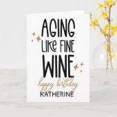 Funny wird älter Geburtstag für den Freund Karte (Gelbe Blume)