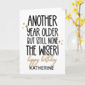 Funny wird älter Geburtstag für den Freund Karte (Gelbe Blume)