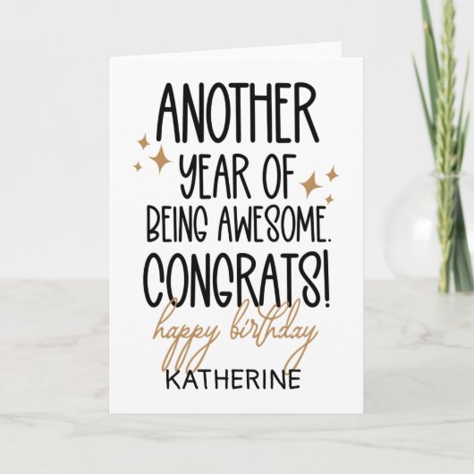 Funny wird älter Geburtstag für den Freund Karte (Vorderseite)