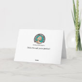 Funny wird älter Geburtstag Karte (Rückseite)