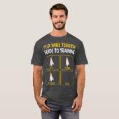 Funny Wire Fox Terrier Guide to Training Dog T-Shirt (Vorne ganz)