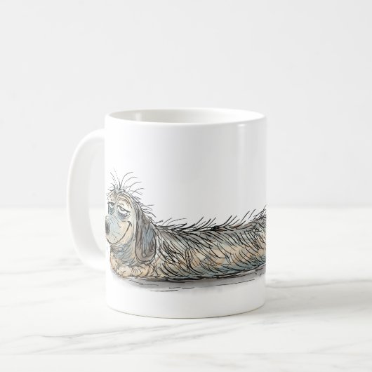 Funny Wire Hair Dackel Tasse (Vorderseite Links)