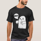Funny wirft den Geist herunter und wirbelt Boo-Mis T-Shirt (Vorderseite)