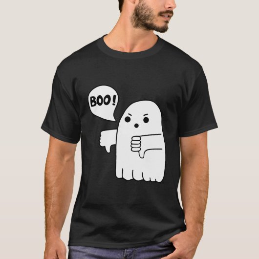 Funny wirft den Geist herunter und wirbelt Boo-Mis T-Shirt (Vorderseite)