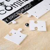 Funny wirst du mein Vorschlag für eine Bridesmaid  Puzzle (Seite)