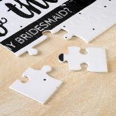 Funny wirst du mein Vorschlag für eine Bridesmaid Puzzle (Seite)