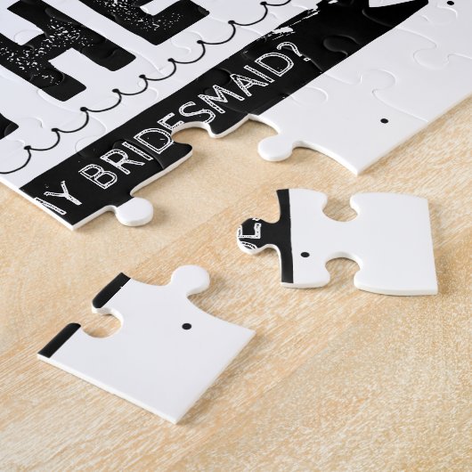 Funny wirst du mein Vorschlag für eine Bridesmaid  Puzzle (Seite)