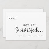 Funny wirst du meine Bridesmaid-Vorschlagskarte se Einladung (Vorne/Hinten)