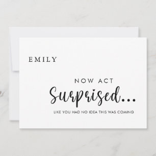 Funny wirst du meine Bridesmaid-Vorschlagskarte se Einladung