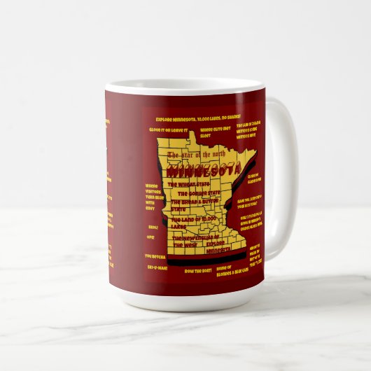 Funny Wisconsin Design Kaffeetasse (VorderseiteRechts)