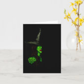 Funny Witch Halloween Don't Make Me Get My Flying Karte (Gelbe Blume)