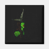 Funny Witch Halloween Don't Make Me Get My Flying Magnet (Vorne)