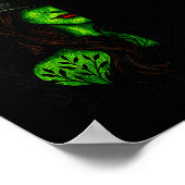 Funny Witch Halloween Don't Make Me Get My Flying Poster (Ecke)