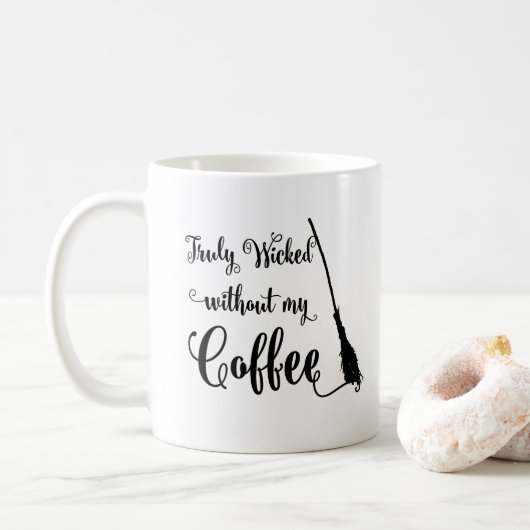Funny Witch Kaffeetasse (Mit Donut)