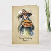 Funny Witch Karte (Vorderseite)