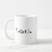 Funny Witch Rottweiler Hundegeister in Boo Sheet H Kaffeetasse (Links)
