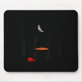 Funny Witches Brewing Cauldron Red Hat Anti Tr-mp Mousepad (Vorne)