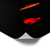 Funny Witches Brewing Cauldron Red Hat Anti Tr-mp Poster (Ecke)