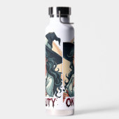 Funny Witchy Nurse zum Zoll Trinkflasche (Links)