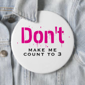 Funny Witty Cool Clever Minimalist Button Pin (Beispiel)