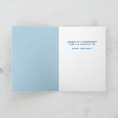 Funny witty original happy birthday karte (Innenseite)