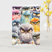 Funny Witty Sassy Jeglicher Anlass Grußkarte Karte (Gelbe Blume)