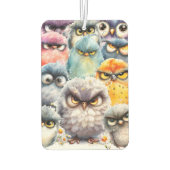 Funny Witty Sassy Sammlung von Grumpy Birds Autolufterfrischer (Rückseite)