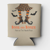 Funny Witz Boos und Booze Halloween Dosenkühler (Vorderseite)