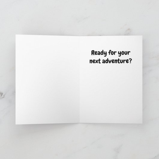 Funny Wizard Abschluss Card Dankeskarte (Innenseite)